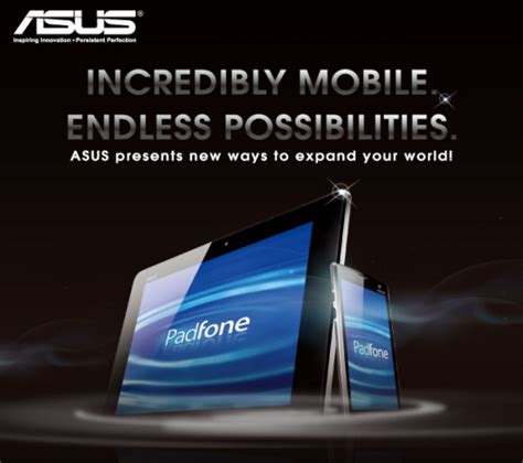 MWC 2012 la tablette Asus Padfone avec Smartphone intégré sera enfin