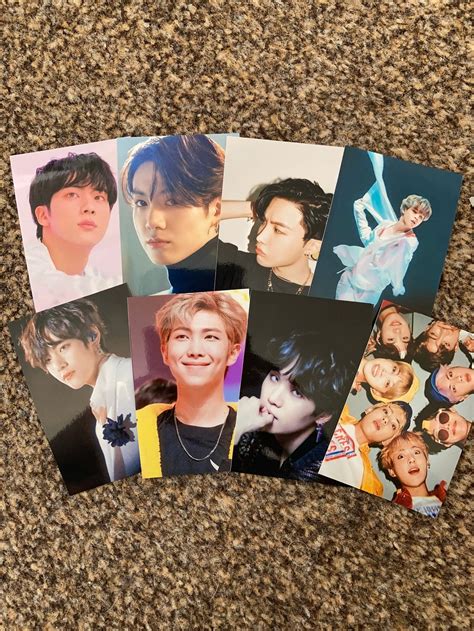 Bts Wallet Sized Photo Card Etsy