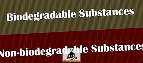 Diferencia Entre Sustancias Biodegradables Y No Biodegradables