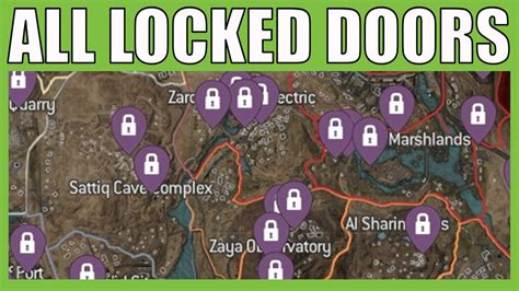 How To Find Every Locked Door Location In Call Of Duty Mw Dmz All