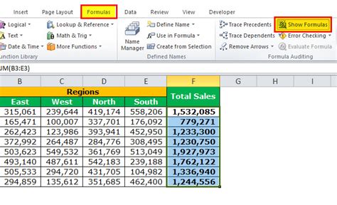 How To Show Formulas In Excel Using Shortcut Key Examples