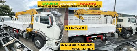 Sinotruk N7 10 Wheeler Cargo Truck With 10 Tons Boom Euro 2