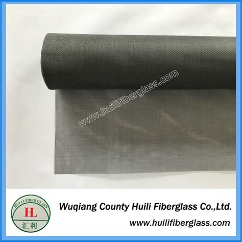 M X M Roll Gray Pvc Coated Fiber Glass Anti Mosquito Net For Window