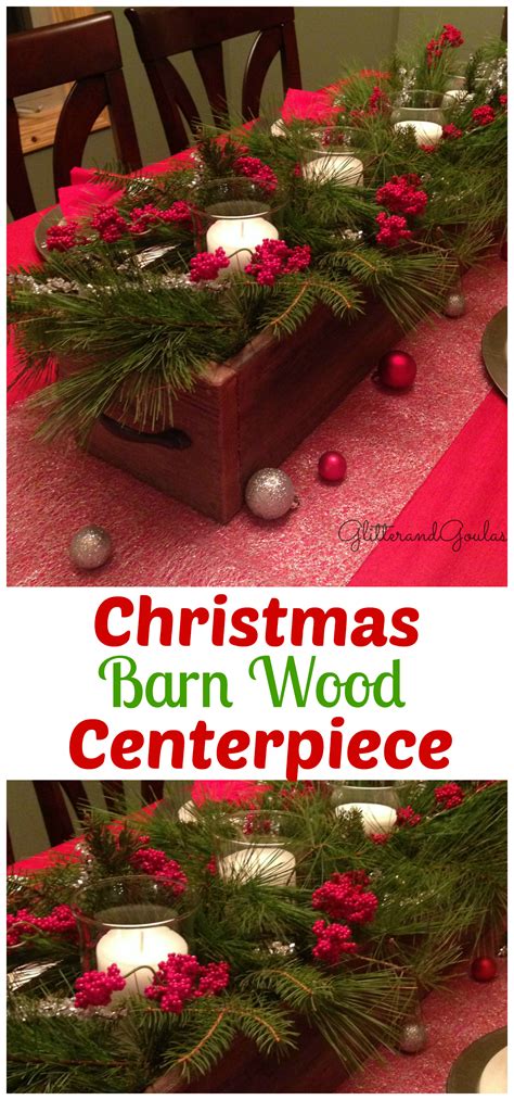 Christmas Barn Wood Box Centerpiece Artofit