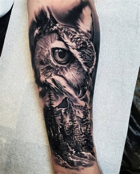 Pin By Luiz Henrique On Diadia In 2024 Skull Sleeve Tattoos Owl