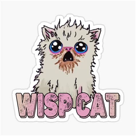Wisp Cat Sticker For Sale By Momando Redbubble
