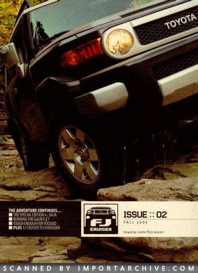 Importarchive 1958 2018 Toyota Fj Cruiser Brochure 2007‑2014 Free Preview Gallery 2007 2008