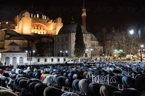 "People Praying At Hagia Sophia Mosque." by Stocksy Contributor "Alvaro ...