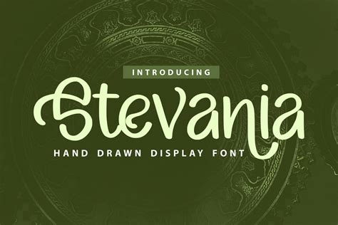 Stevania Font By Vunira · Creative Fabrica