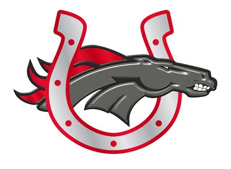 Mustang Football Logo