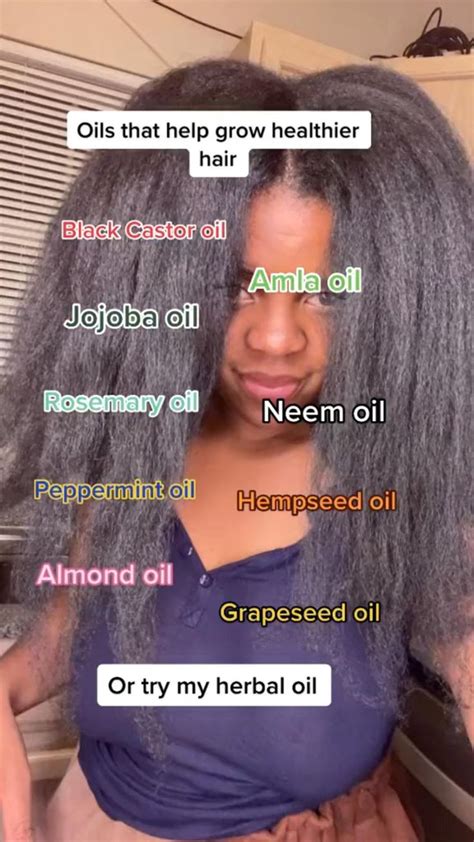 Oils To Help Grow Thick Long Hair Hair Growth Oil Grow Hair Fast