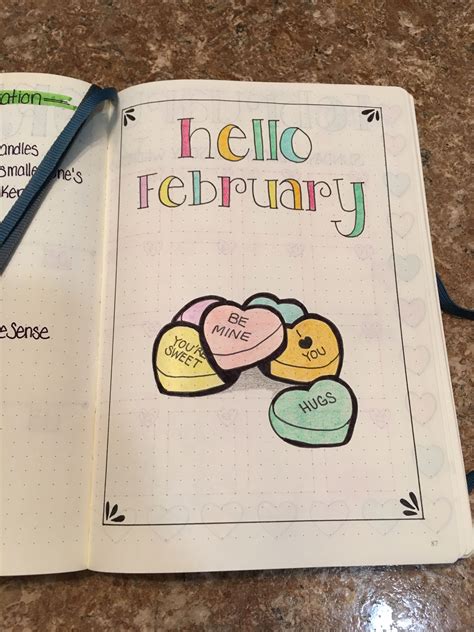 February Bullet Journal Theme Ideas Printable Templates Free