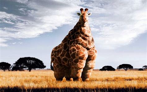 this is such a buff giraffe | Giraffe, Macros, Fat animals