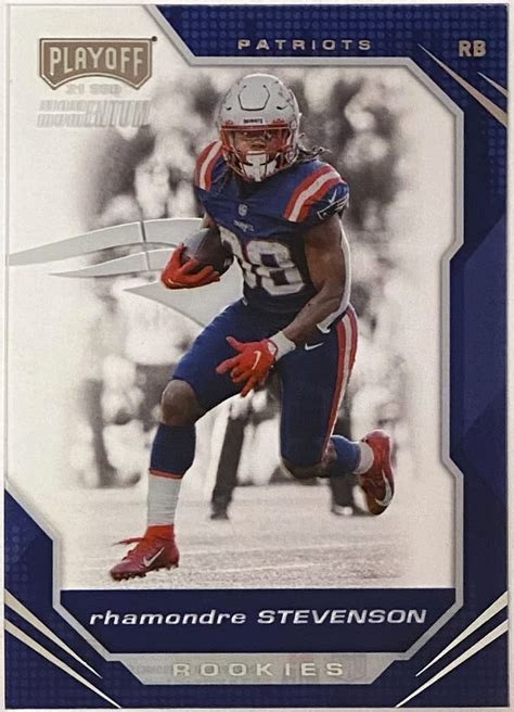 Rhamondre Stevenson 2021 Panini Chronicles Football New England