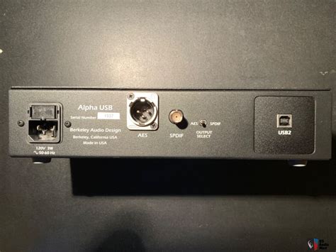 Berkeley Audio Design Alpha Usb Photo 4544859 Us Audio Mart