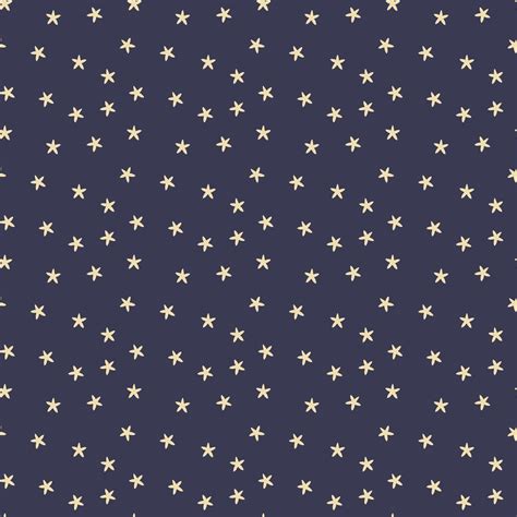 Seamless Pattern With Stars On A Dark Blue Background Seamless