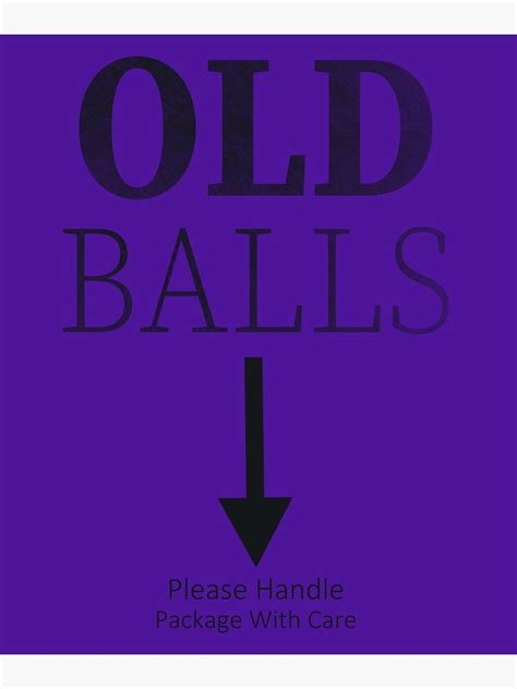 Mens Old Balls Club Birthday Please Handle Package With Care Gift For