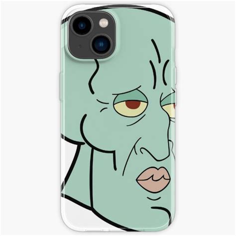 Handsome Squidward Head Iphone Case For Sale By Zelius Redbubble