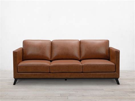 Amazon Abbyson Living Mid Century Modern Premium Top Grain Leather