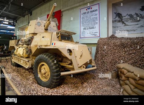 Tanks And Armoured Vehicles At A Museum In Saumur Loire Valley France