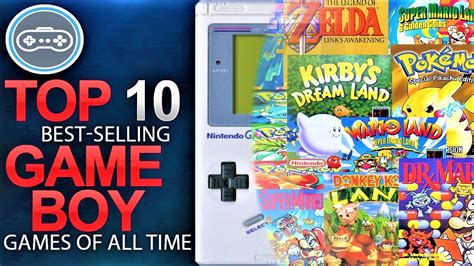 Top 10 Best Selling Game Boy Games Of All Time 1080p 60FPS No