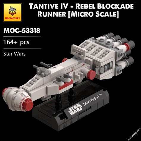 Moc Tantive Iv Rebel Blockade Runner Micro Scale Star Wars By