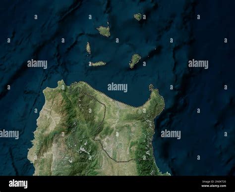 Cagayan Province Of Philippines High Resolution Satellite Map Stock