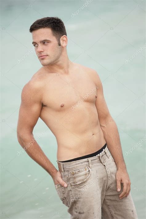 Man Without A Shirt Stock Photo Felixtm 3126638