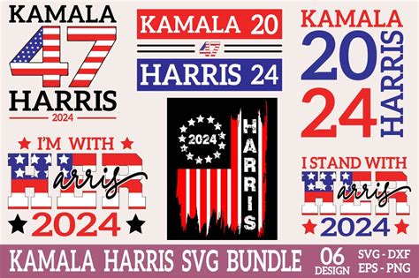 Harris Svg Bundle Kamala Harris Png Graphic By Designstore