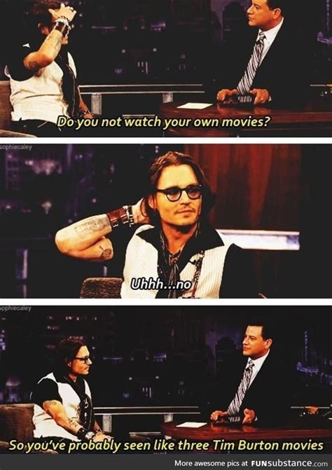 Johnny Depp Doesn T Watch His Own Movies FunSubstance Johnny Depp