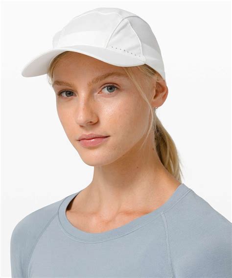 Lululemon Fast And Free Womens Run Hat Elite White Lulu Fanatics