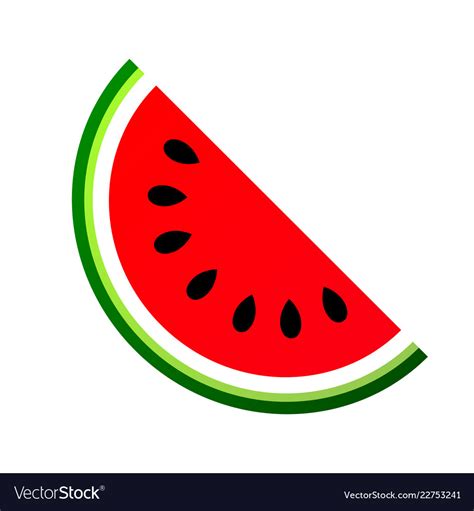 Watermelon icon Royalty Free Vector Image - VectorStock