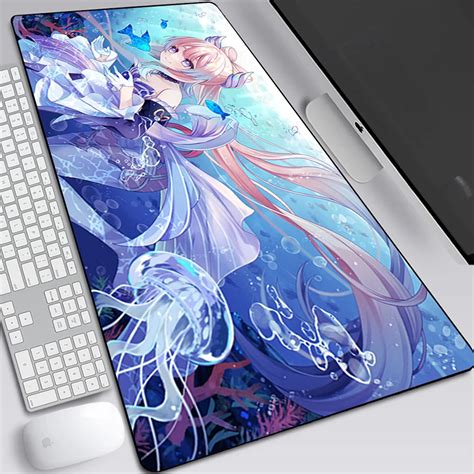 Genshin Impact Sangonomiya Kokomi Large Gaming Mouse Pad Computer