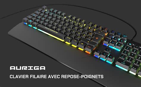 Nova Gaming Auriga Clavier Gaming Membrane Filaire Usb Avec