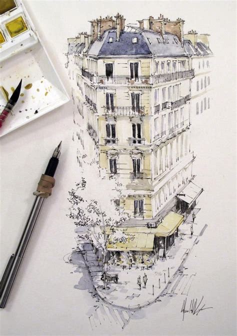 179 best images about Art-Sketches of Paris on Pinterest