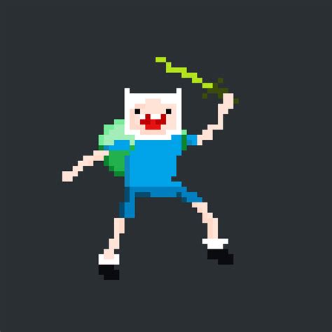 Wip Finn Pixel Art Radventuretime