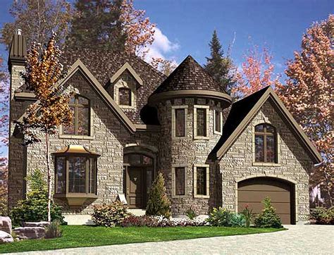 European Stone Castle - 90125PD | Architectural Designs - House Plans