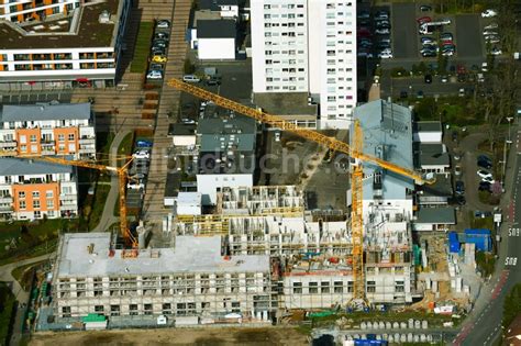 Luftbild Heusenstamm Eckhaus Baustelle Zum Neubau Eines Wohn Und