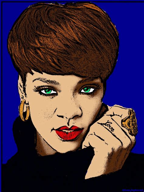 Rihanna Pop Art By D R E A M E R O 7 Colorful And Vibrant Artwork