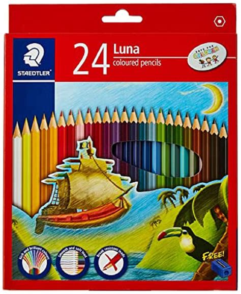 Wood Staedtler Luna 24 Shade Coloured Pencil Set For Drawing At Rs 35