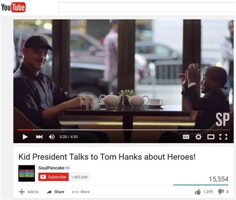 Tom Hanks Talks to YouTube Star Kid President about Heroes! # ...