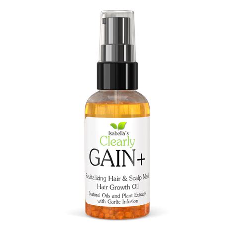 Clearly Gain Extra Strength Hair Growth Oil I Hair Loss And Alopecia Scalp Treatment For Men