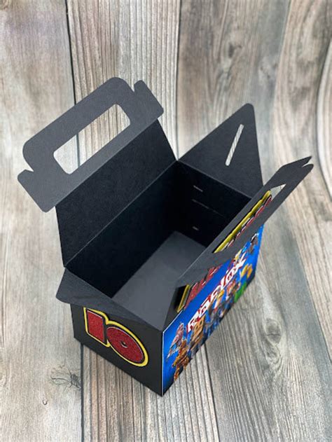 Roblox Favor Boxes Roblox Gable Box Etsy