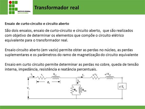 Ensaio De Curto Circuito E Circuito Aberto Ppt Carregar