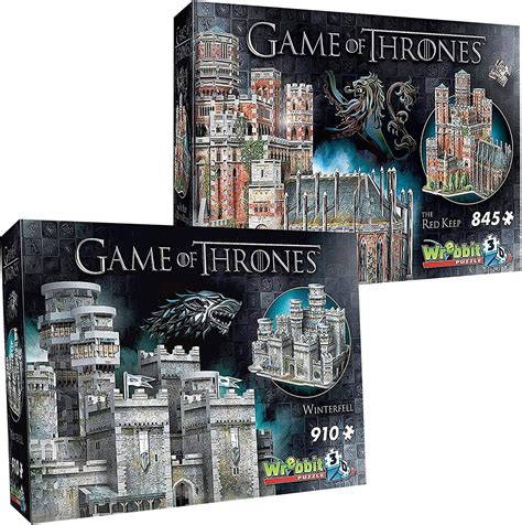 WREBBIT 3D Game Of Thrones Bundle Pack Includes Both The Red Keep