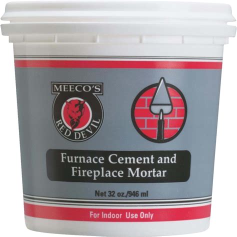 RopeSoapNDope Meeco S Red Devil Furnace Cement Fireplace Mortar