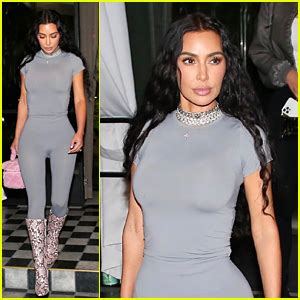 Kim Kardashian Wears 116 Skims Outfit At Drakes Concert After Party