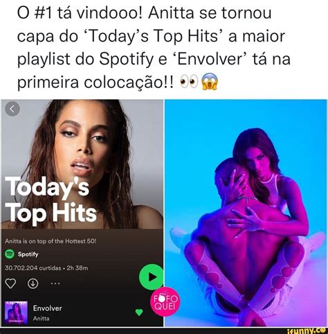 O T Vindooo Anitta Se Tornou Capa Do Today S Top Hits A Maior