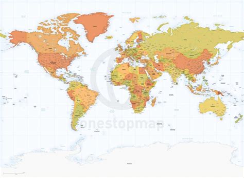 World Map With Capital Cities Printable Printable Maps