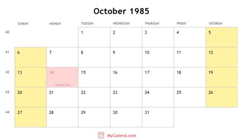 Blank October Calendar Printable Pdf Good Calendar Idea